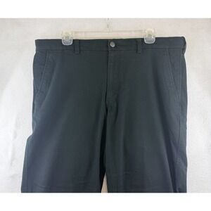 ScotteVest Pants Mens 36x29 Travel Chino Black Cotton Blend Scott E Vest SEV06